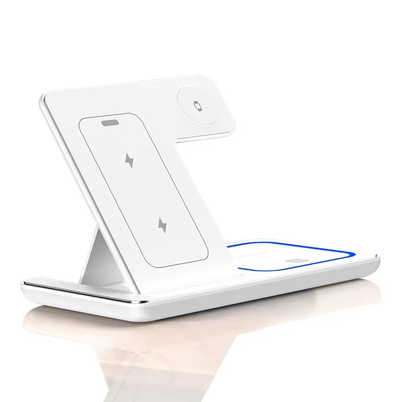 High-Speed Wireless Charging Station 3In 1 for Iphone16/15/14/13/12/11,Iwatch10/9/8/7,Airpods2/3/Pro-Multiple Devices-For Home